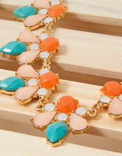Eclectic Gem Statement Necklace, , large