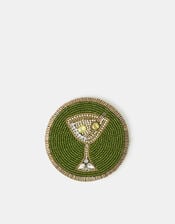 Beaded Martini Coaster, , large
