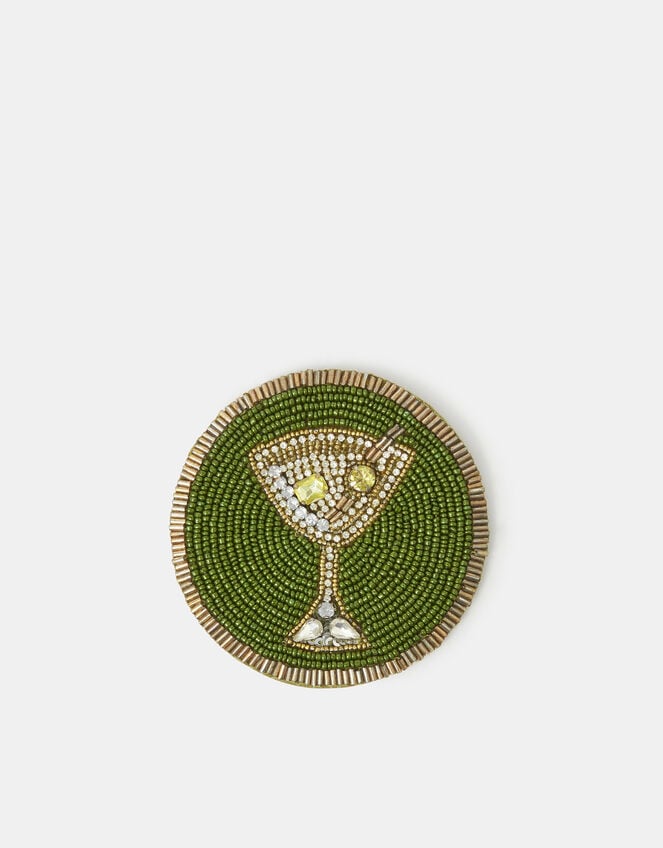 Beaded Martini Coaster, , large