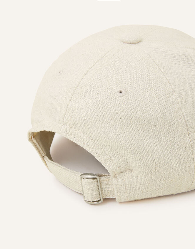 Twill Baseball Cap Natural | Summer hats | Accessorize UK
