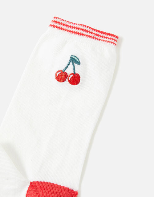 Cherry Embroidery Socks`, , large