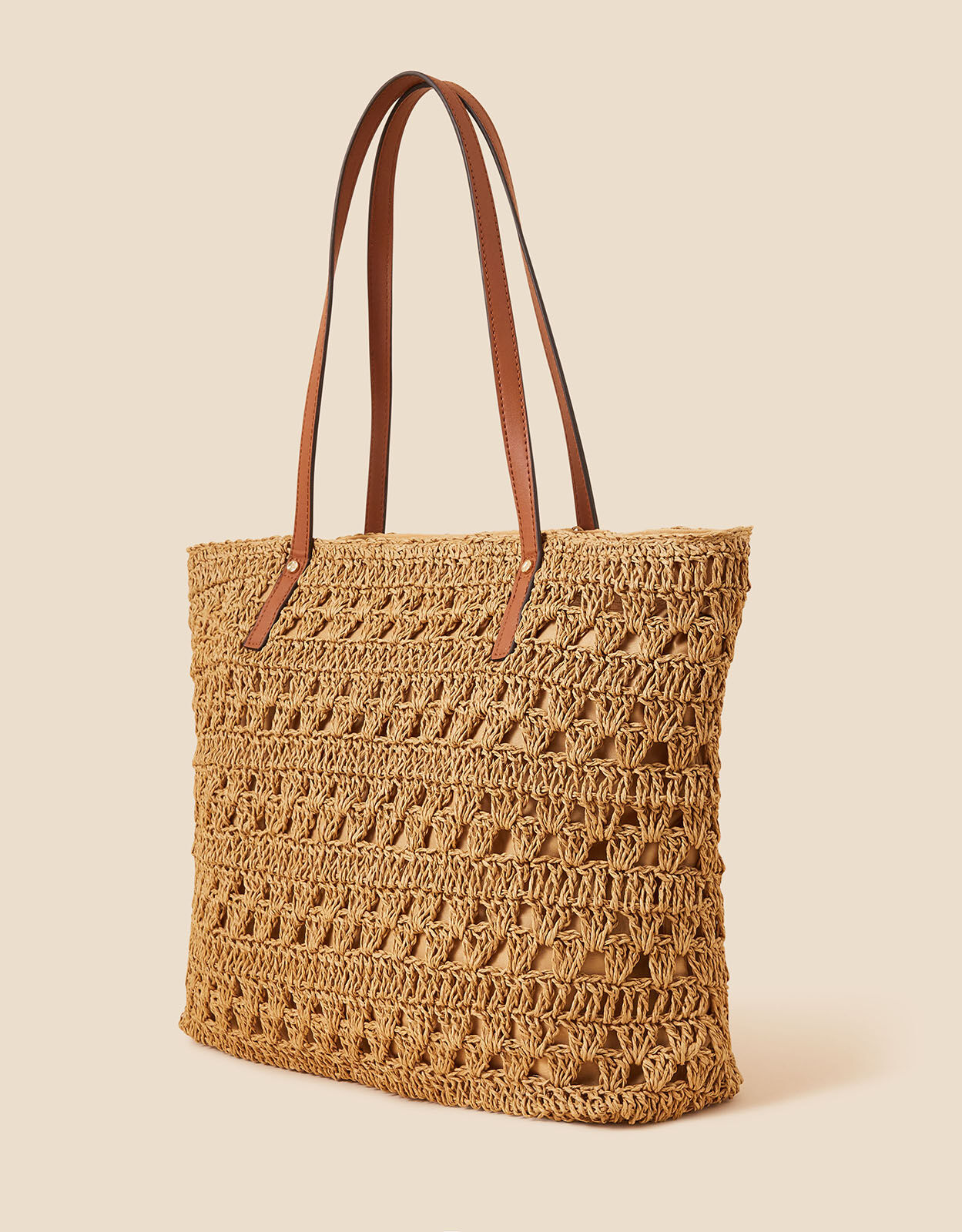 Dorothy perkins accessories discount raffia mix tote bag