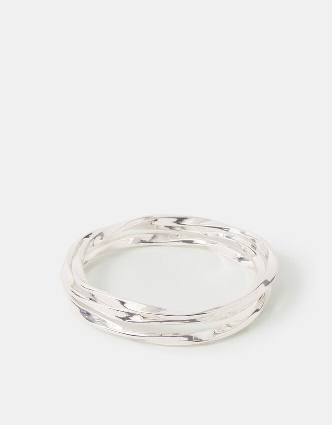 3-Pack Slim Twist Bangles, , large