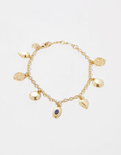 Gold-Plated Charm Bracelet, , large