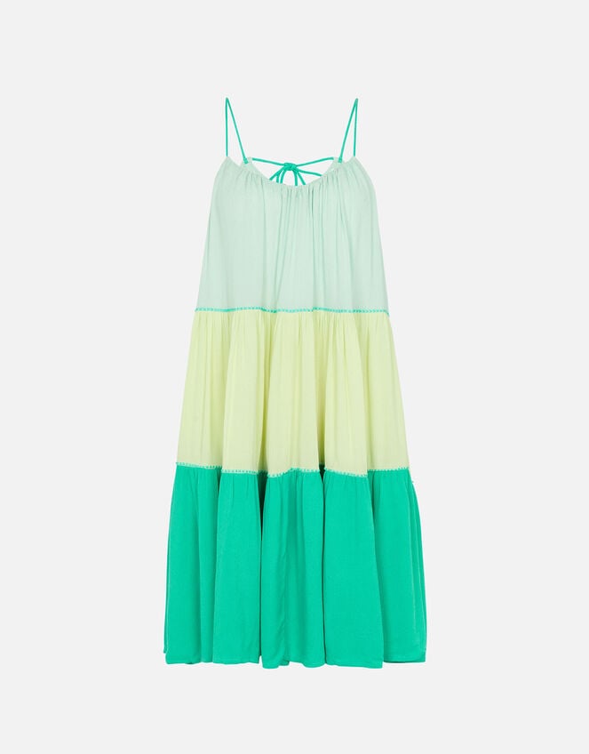 Block Colour Midi Swing Dress, Blue (BLUE), large