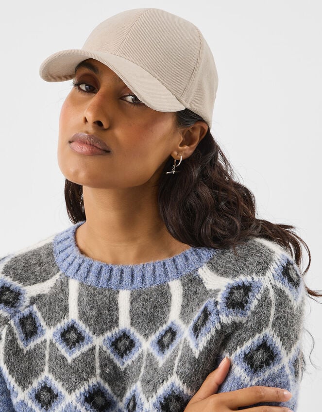 Corduroy Cap, Natural (NATURAL), large