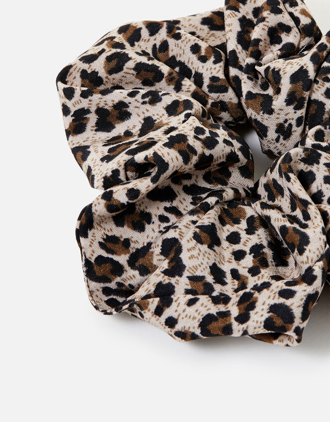 Leopard Large Scrunchie , , large