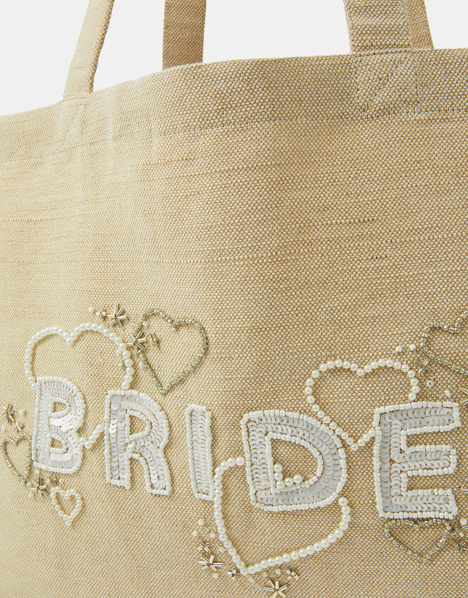 Bride Canvas Shopper Bag, , large