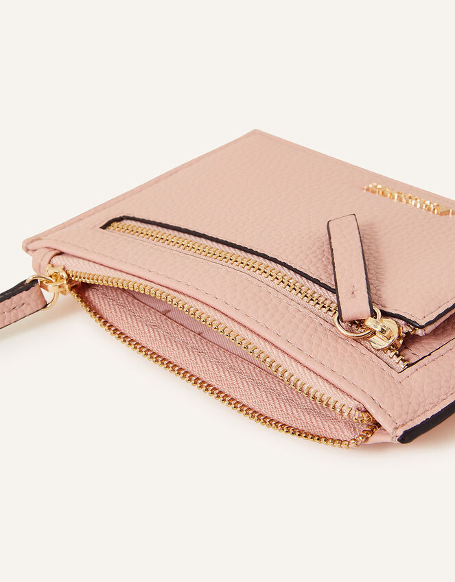 Large Zip Card Holder, Pink (PINK), large