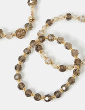 3-Pack Beaded Stretch Bracelets, , large