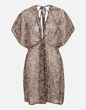 Leopard Chiffon Kaftan, Leopard (LEOPARD), large