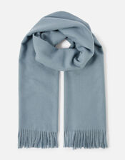Holly Supersoft Blanket Scarf, Blue (BLUE), large