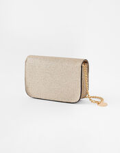Glitter Cross-Body Bag, Gold (GOLD), large