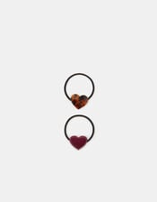 2-Pack Heart Hair Bands, , large
