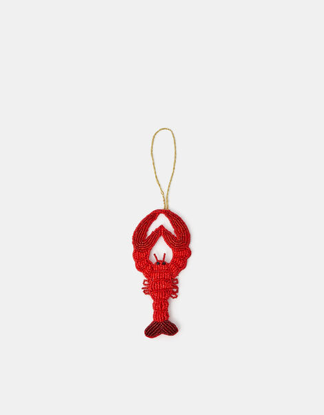 Beaded Lobster Christmas Tree Decoration, , large