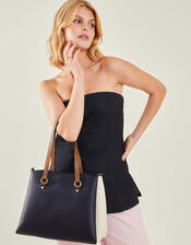 Colour Block Shoulder Bag, , large