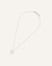 Sterling Silver Perfect Circle Necklace, , large