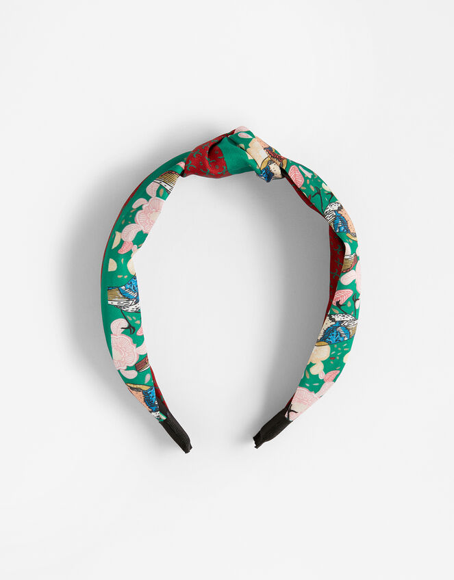 Printed Knot Headband, , large