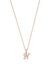 Sparkle Initial Necklace - N, , large