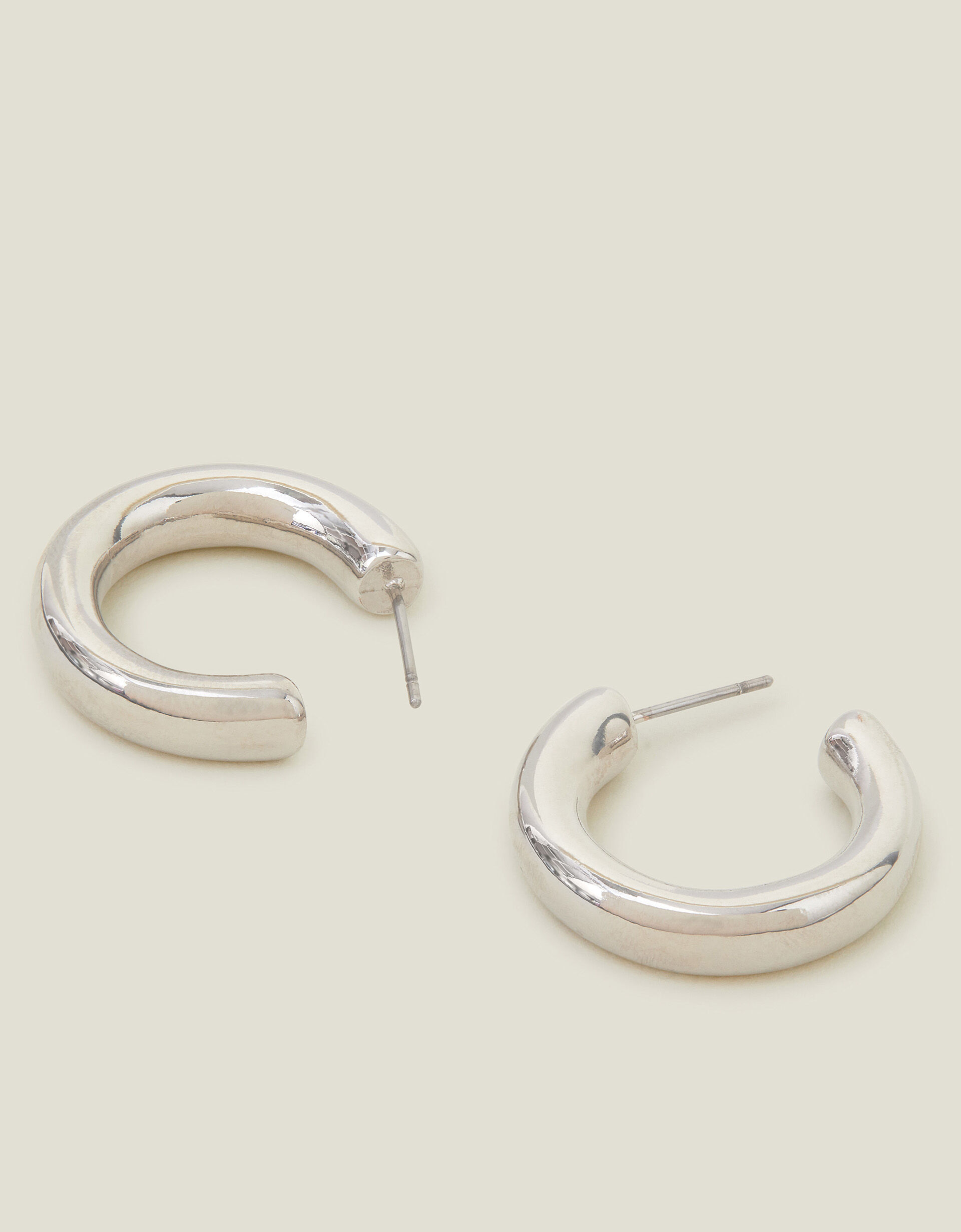 Accessorize store silver hoops