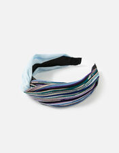 Stripe Twist Headband, , large