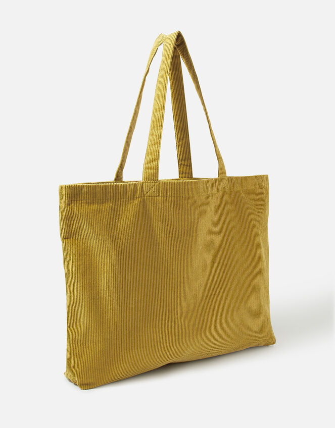 Bee Embroidered Shopper Bag, , large