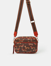 Sausage Dog Crossbody Bag, , large
