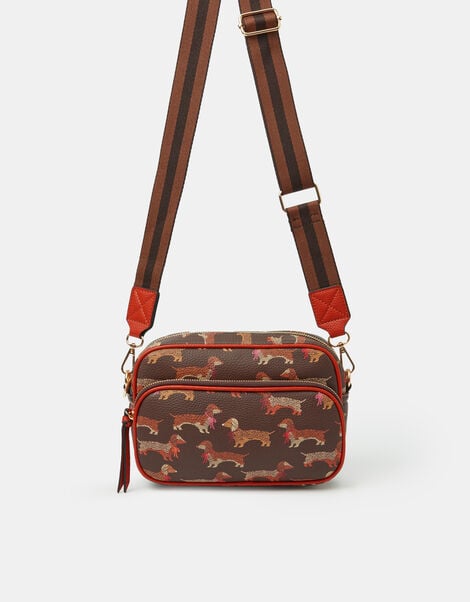 Sausage Dog Crossbody Bag, , large