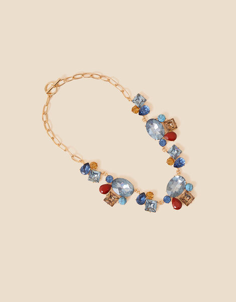 Stone Statement Necklace, , large