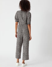 Ditsy Wrap Jumpsuit in LENZING™ ECOVERO™, Multi (BRIGHTS-MULTI), large