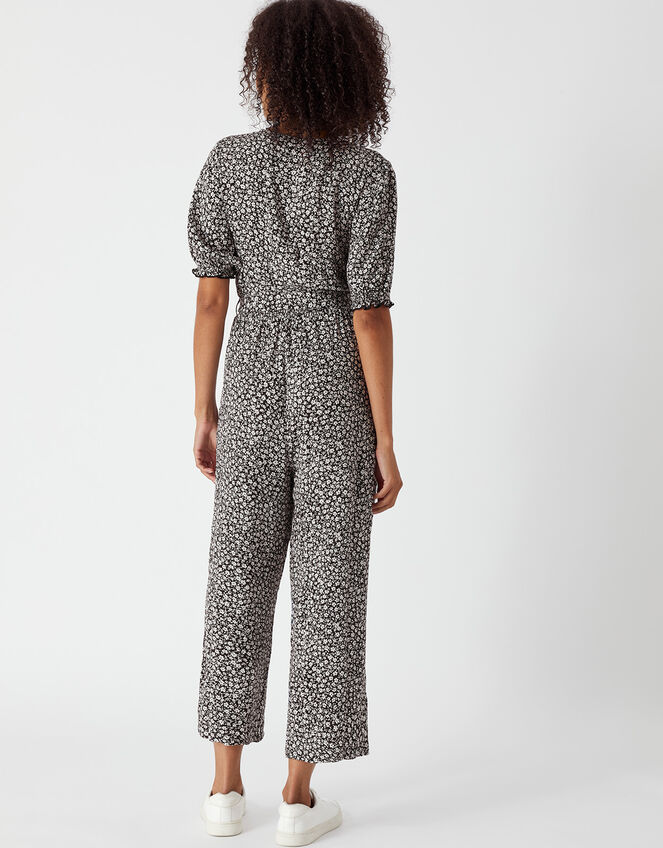 Ditsy Wrap Jumpsuit in LENZING™ ECOVERO™, Multi (BRIGHTS-MULTI), large