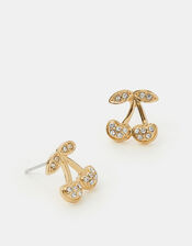 Diamant&eacute; Cherry Stud Earrings, , large