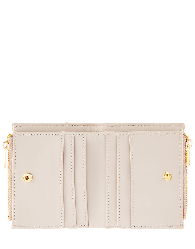 Bella Double Zip Wallet, Nude (NUDE), large
