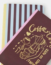 2-Pack Coffee Print Notebooks, , large