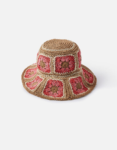 Jasmine Hand Crochet Bucket Hat, , large