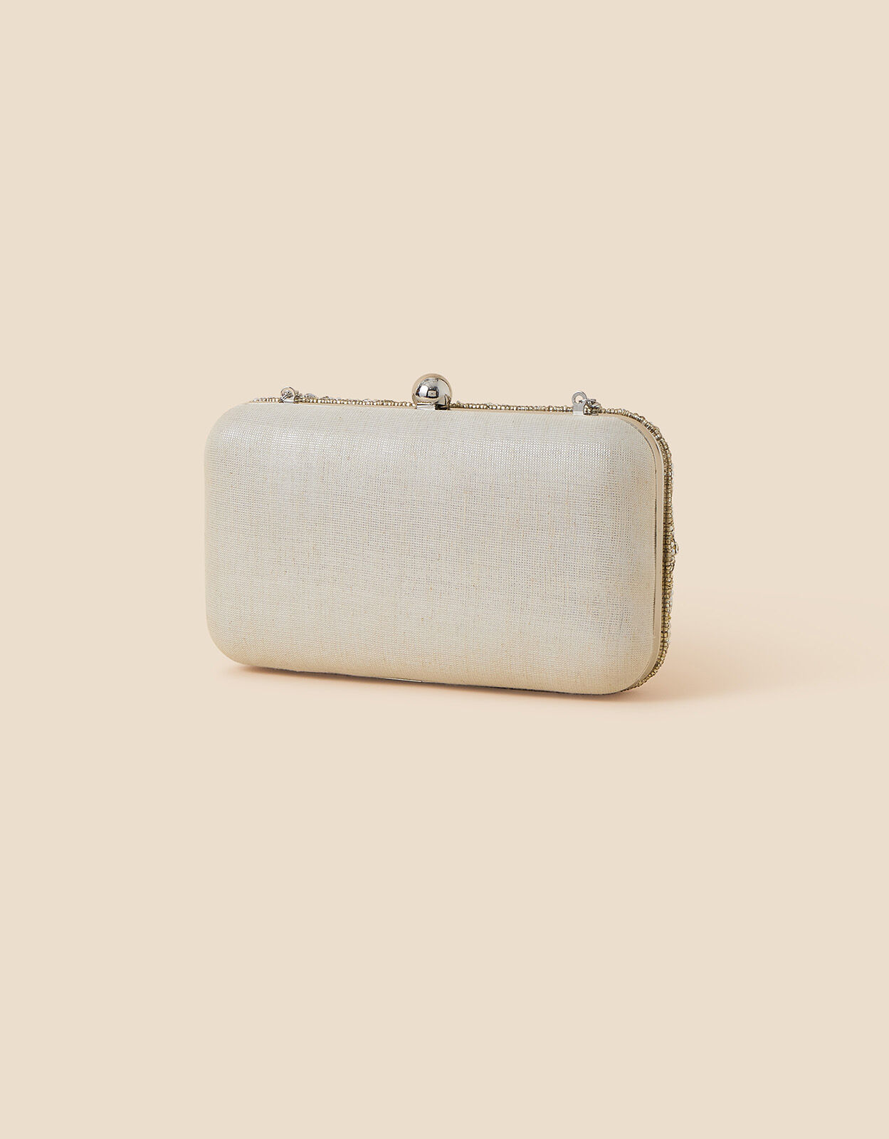 Ivory clutch bag hot sale accessorize