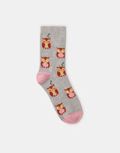 Owl Print Socks, , large