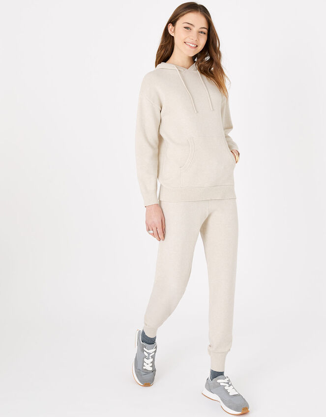 Knit Lounge Joggers, Brown (TAUPE), large