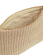 Raffia Stripe Strap Bag, , large