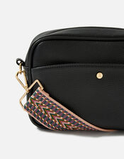 Aztec Webbing Bag Strap, Pink (PINK), large