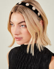 Pearl and Gem Headband, , large