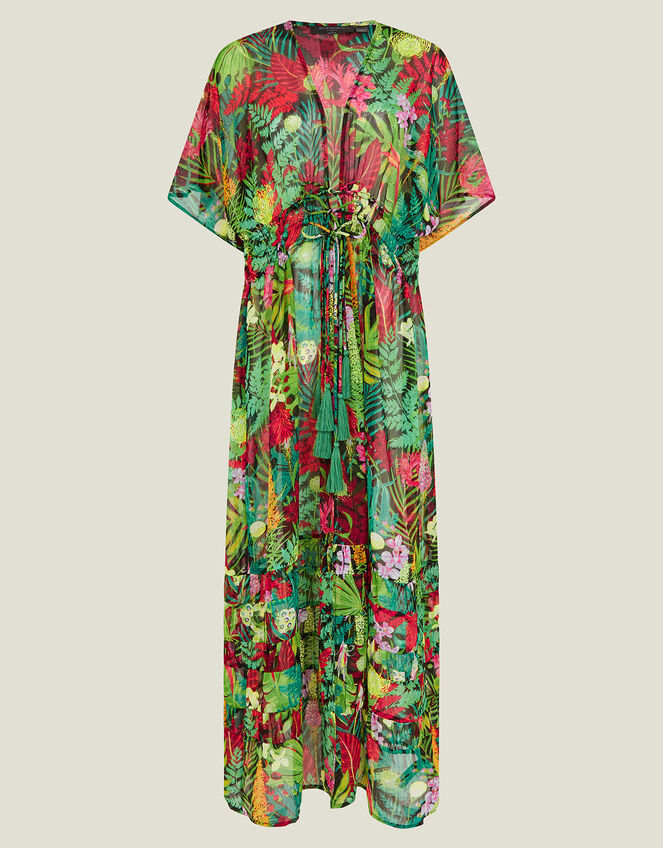 Jungle Chiffon Kaftan, Multi (BRIGHTS MULTI), large