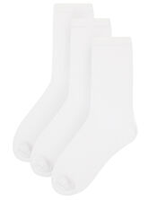 Soft Bamboo Ankle Sock Multipack, White (WHITE), large