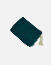 Initial Pouch Bag, Teal (TEAL), large