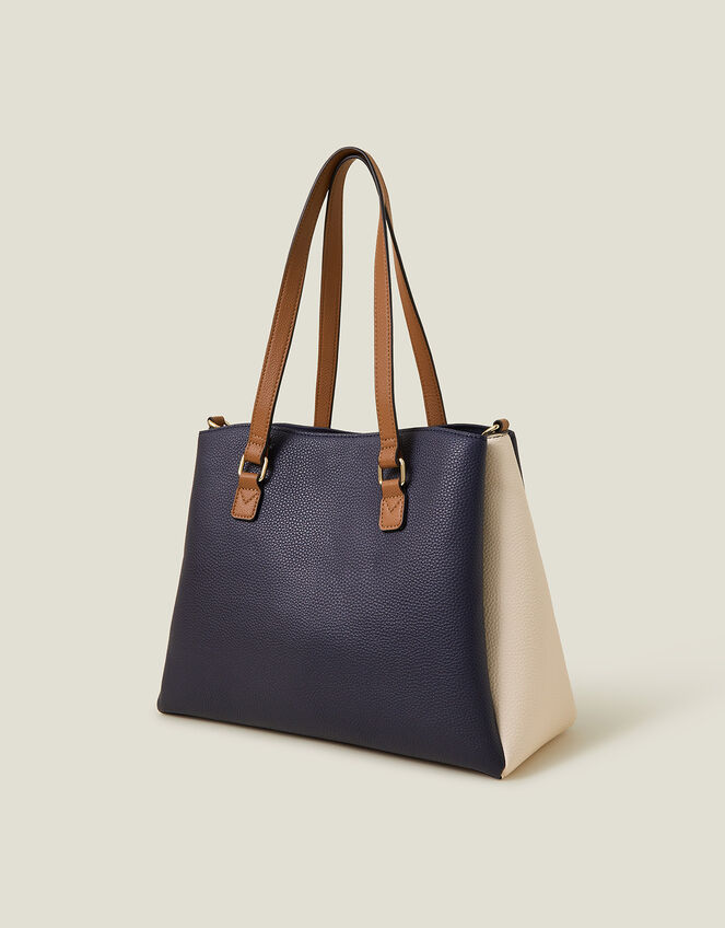 Colour Block Shoulder Bag, , large