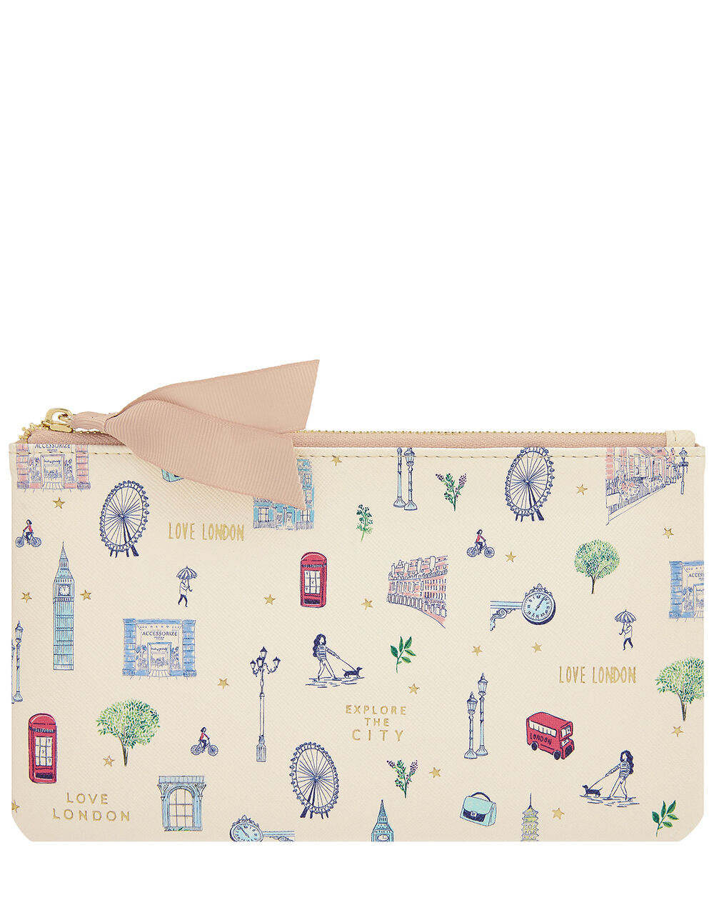 All Over London Print Pencil Case Stationery Accessorize Global