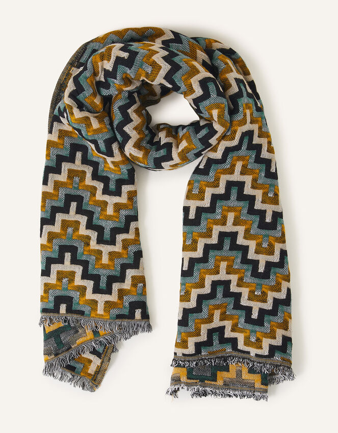 Elizabeth Woven Blanket Scarf, , large