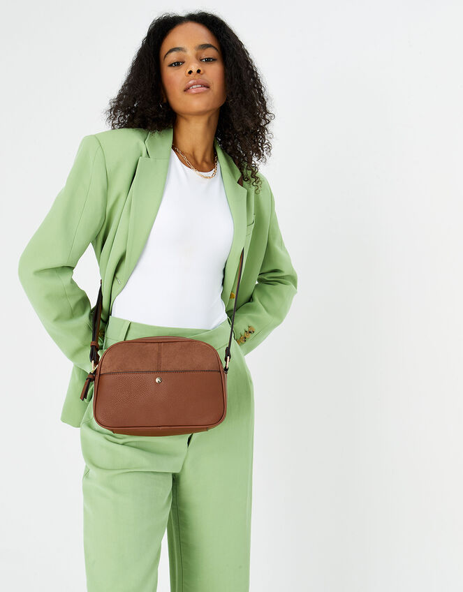 Abby Cross-Body Bag, Tan (TAN), large