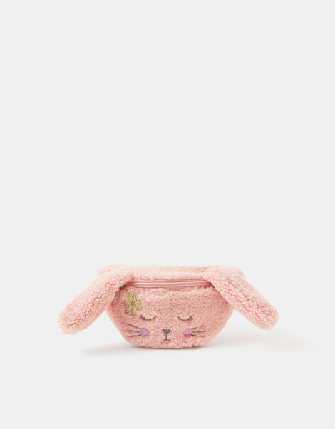 Girls Borg Bunny Belt Bag, , large