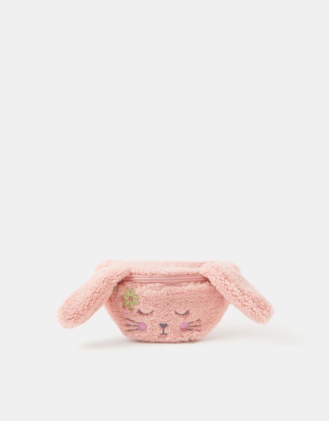 Girls Borg Bunny Belt Bag, , large